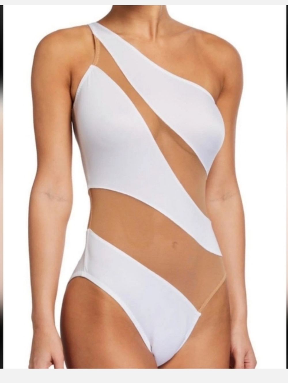Nwt Norma kamali Mesh One Piece Sz Xs Swim Suiy Norma Kamali $260